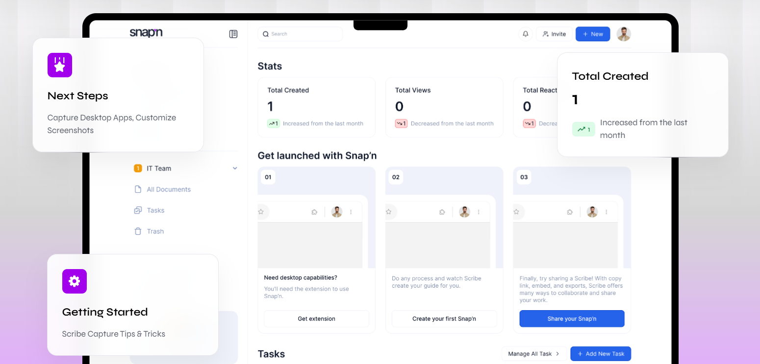 Snapn™ · compliant workflow mapping